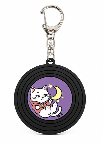 レコード風キーホルダー