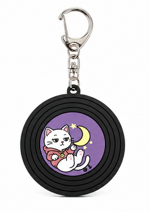 レコード風キーホルダー