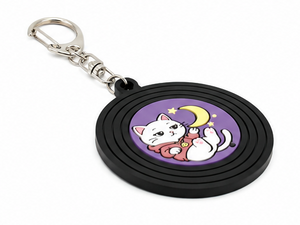 レコード風キーホルダー
